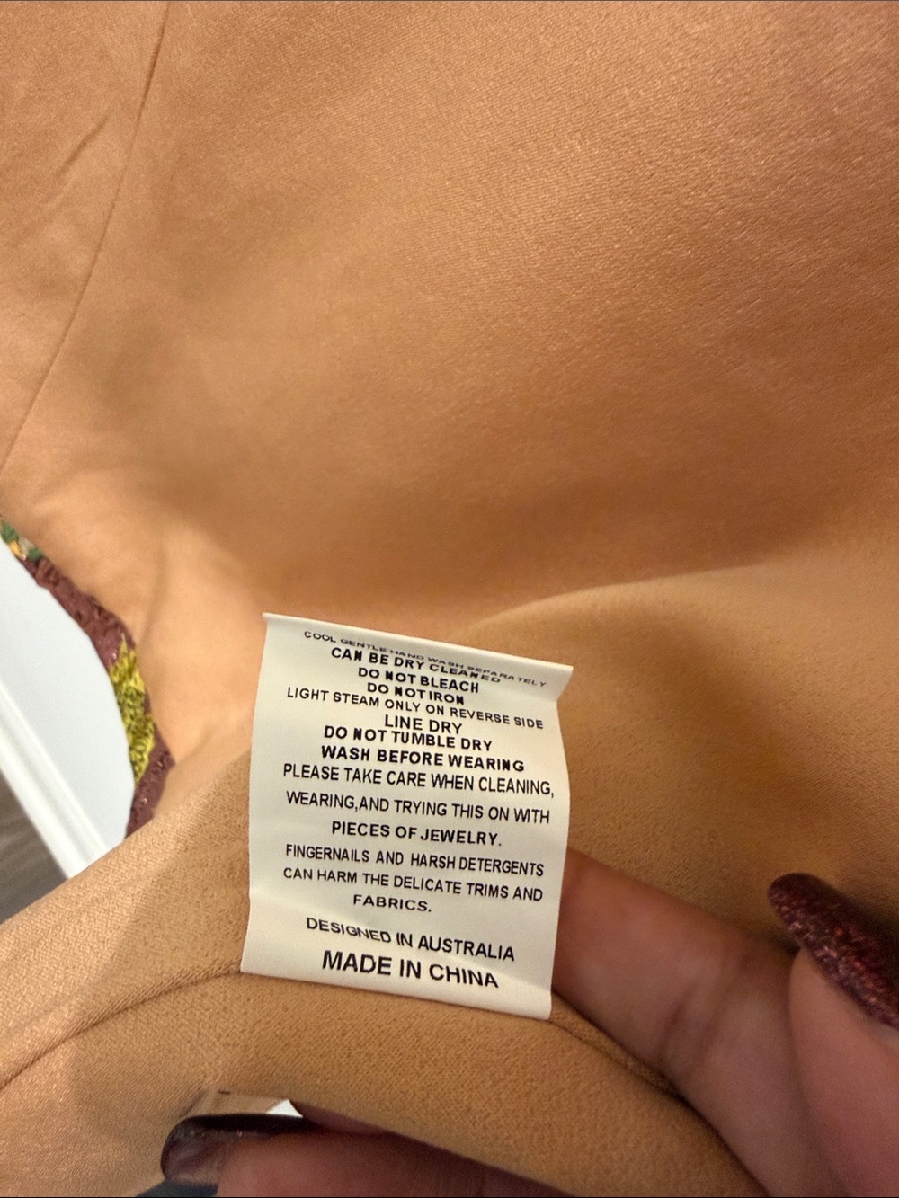 Elliatt Multicolor Strapless Dress - Picture 10 of 10